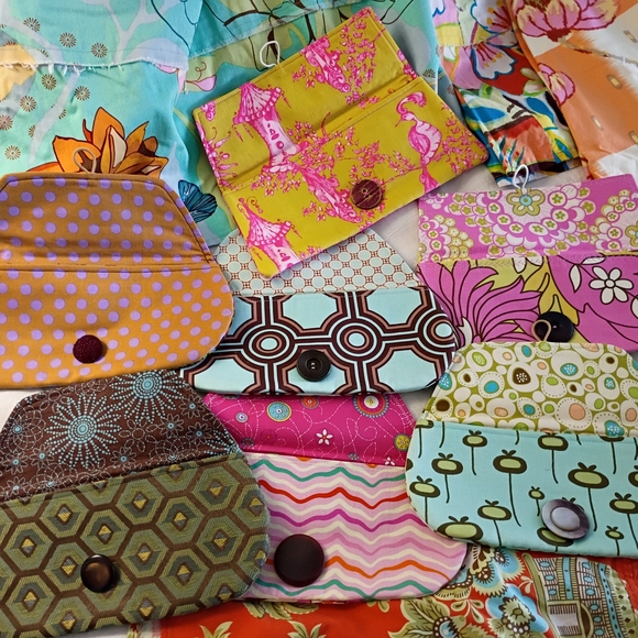 12 Colorful Skirts Purses & Top Handmade NWOT - Picture 4 of 11